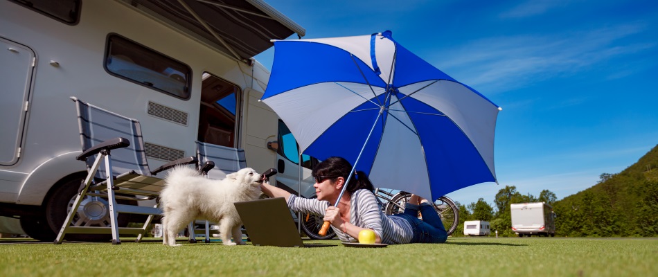 Campingpladser med WiFi-Internet hot spot