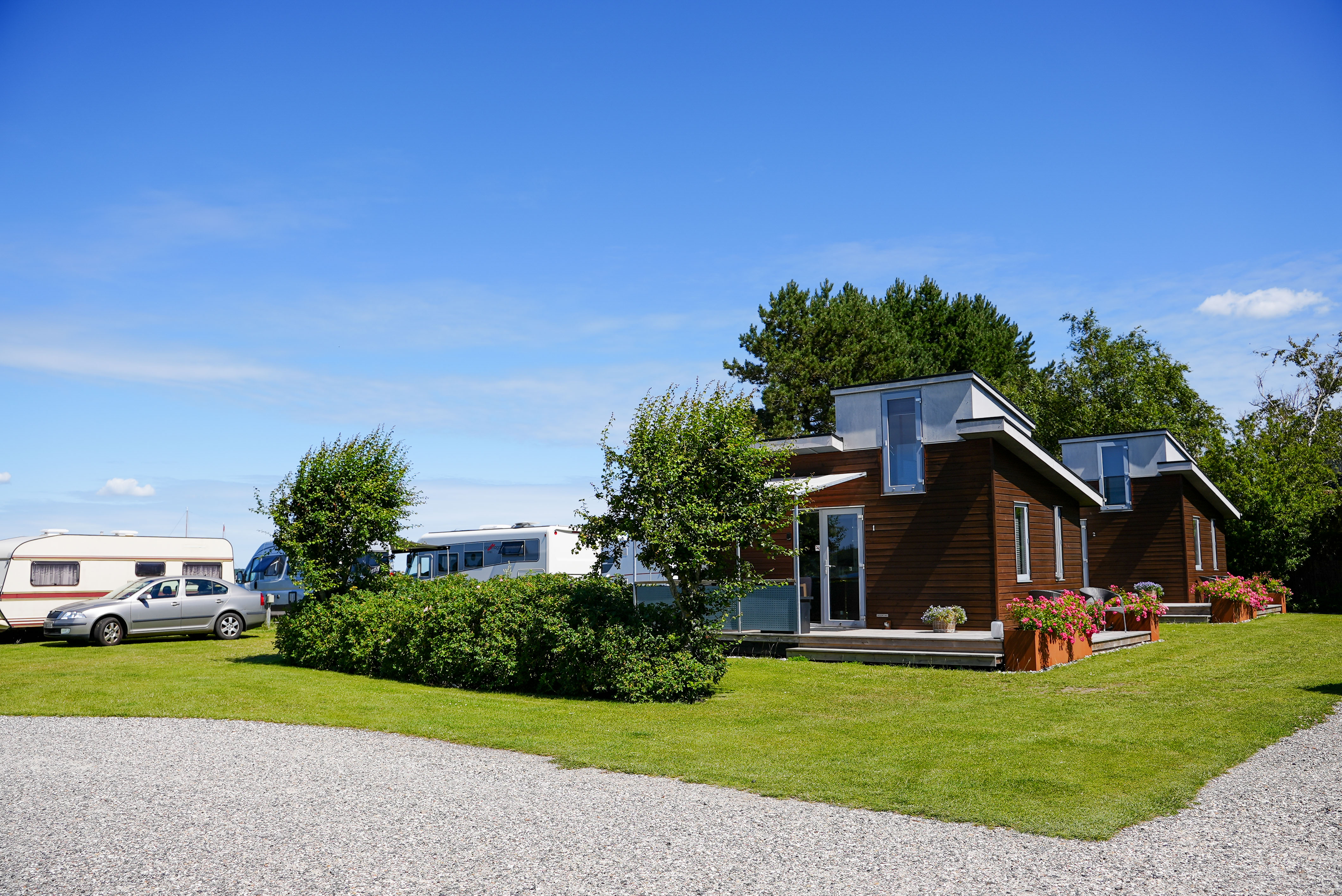 Miniferie i Luksus hytte - i lejet campinghytte